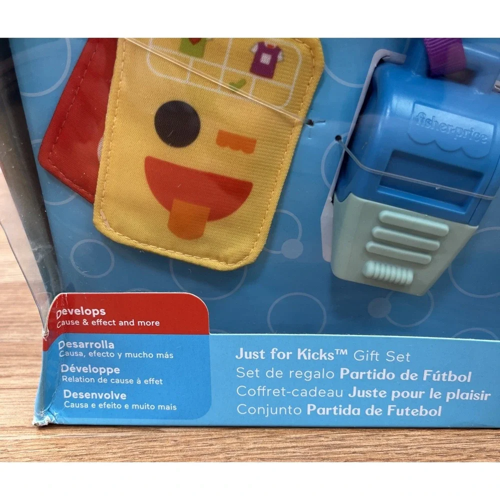 Fisher Price Just For Kicks Soccer Infant Toy Gift Set NEW